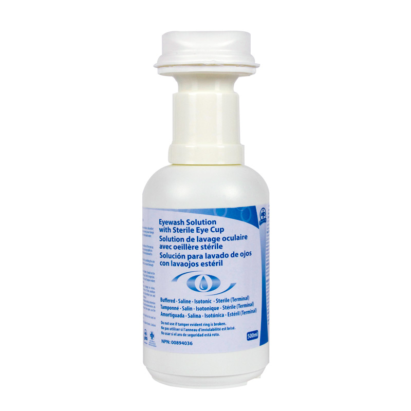 Image BOUTEILLE REMPLIE DOUCHE OCCULAIRE | F460XX | FILLED EYEWASH BOTTLE